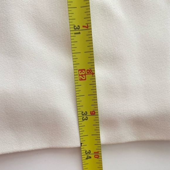 Alexis Marianne Dress in Ivory ruffle tiered sleeve high neck medium m - Picture 10 of 11